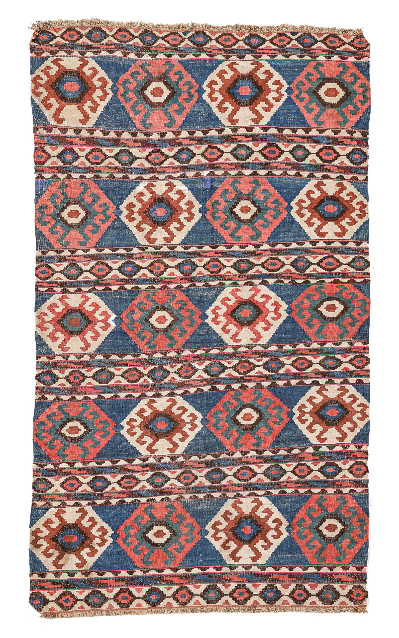 Shahsevan Kilim, Transcaucasus, Late 19th C., 5'7'' x 9'10'' (1 of 3)