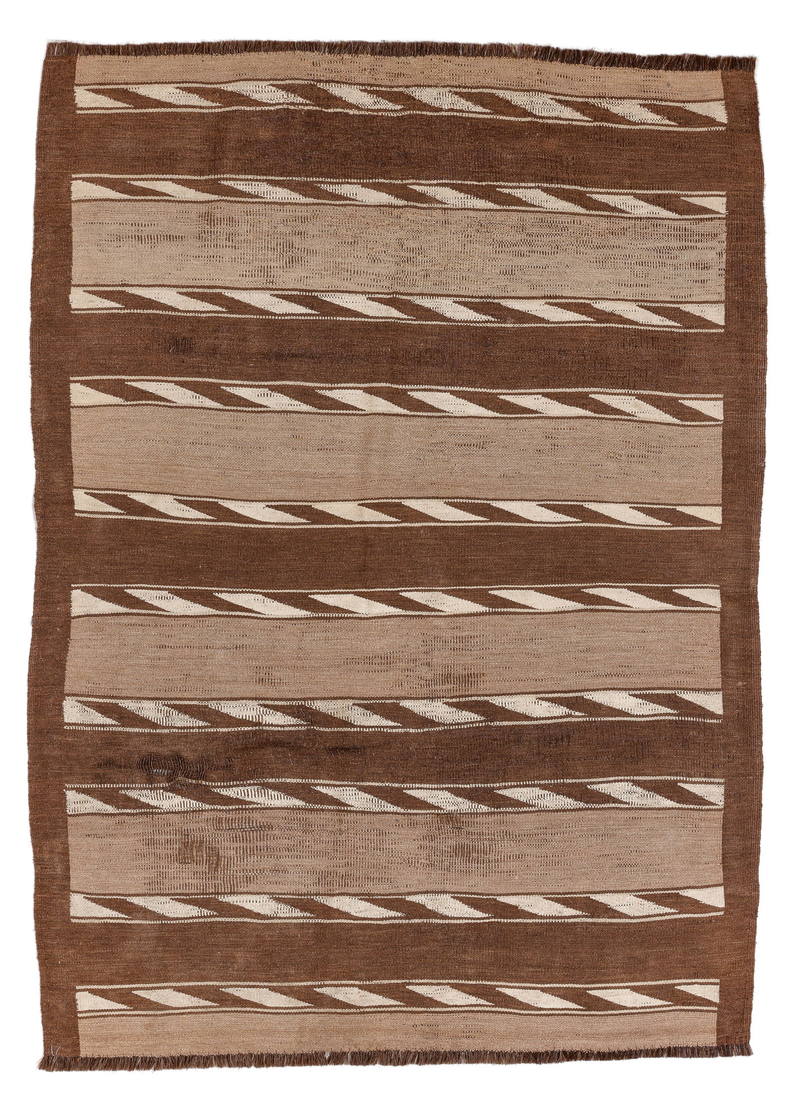 Shahsevan Kilim, Transcaucasus, Ca. 1900, 4'4'' x 6'1'' (1 of 3)