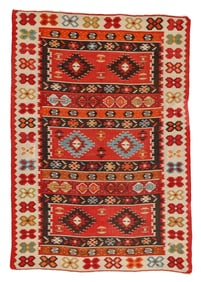 Pirot Kilim, Serbia, Ca. 1920, 4'3'' x 6'2''