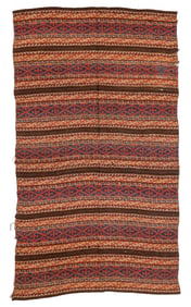 Striped Kilim, Persia, Early 20th C., 3'11'' x 6'6''