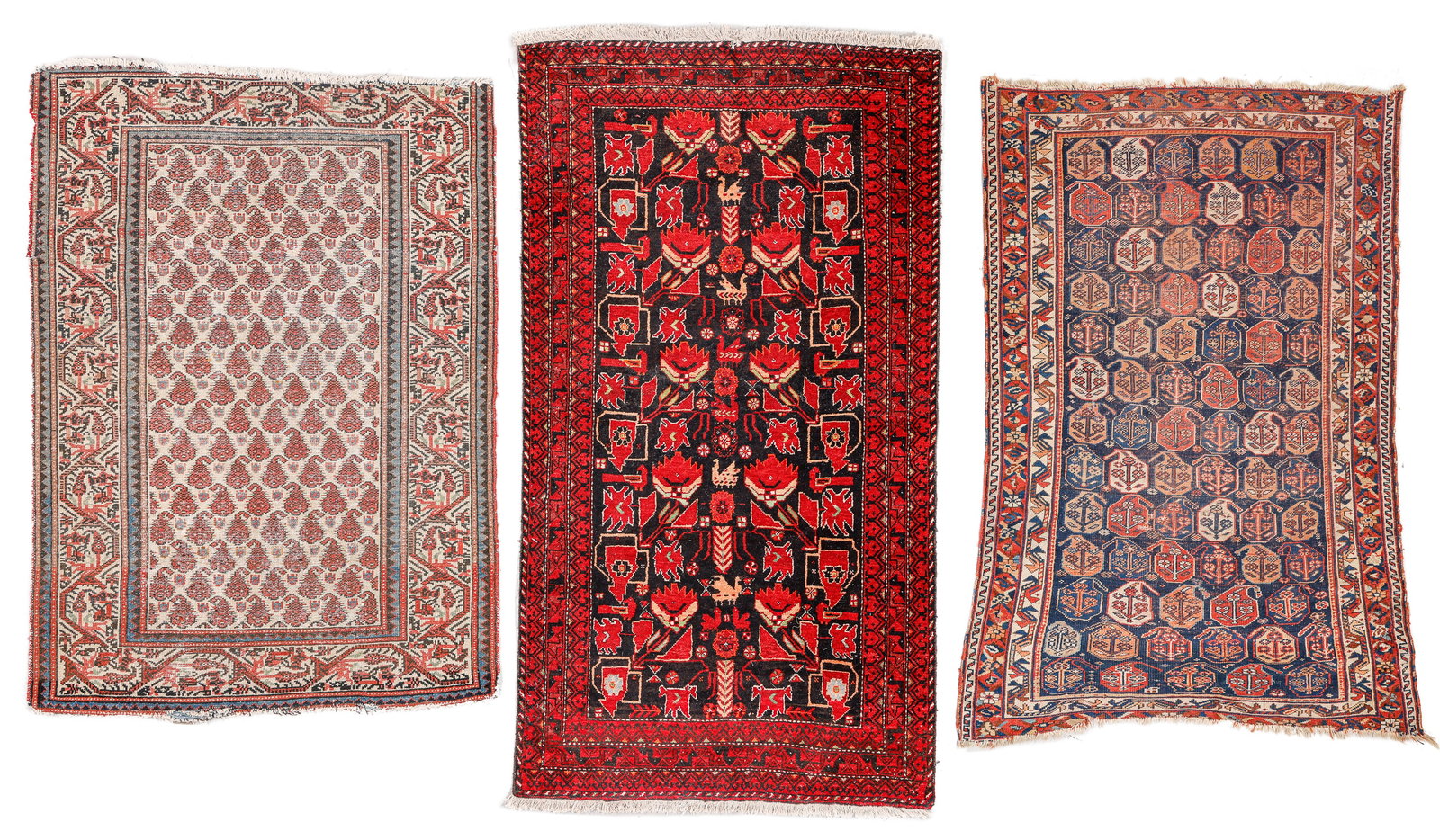 Estate Grouping of 3 Persian/Afghan Rugs (1 of 5)