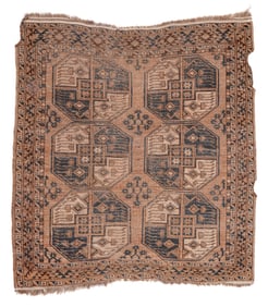 Ersari Rug, Turkmenistan, Ca. 1900, 4'7'' x 5'0''