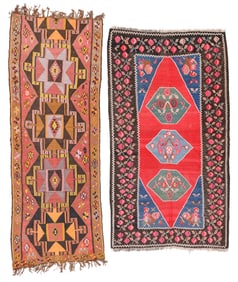 Karabagh & Kars Kilims (2), Early 20th C.