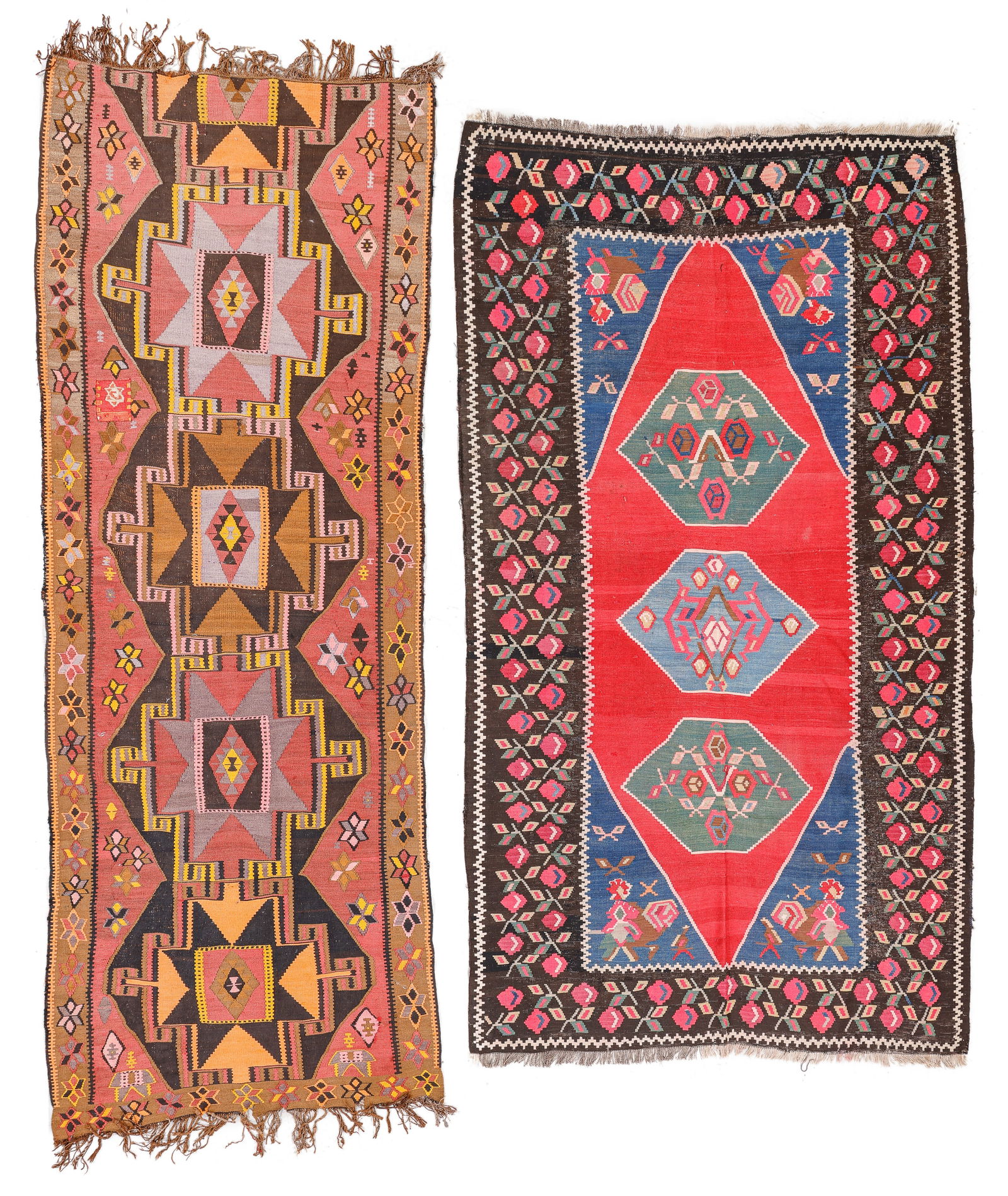 Karabagh & Kars Kilims (2), Early 20th C. (1 of 5)