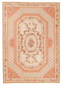 Mansion Size Aubusson Style Tapestry Carpet, 20th C., 12'7'' x 17'9''