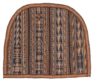 Kilim Saddle, Afghanistan, Early/Mid 20th C., 3'0'' x 3'0''