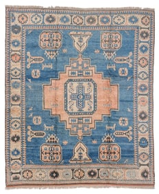 Kazak Style Rug, Turkey, Late 20th C., 10'1'' x 11'9''