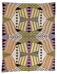 Hooked Rug, USA, Mid/Late 20th C., 5'8'' x 7'4''