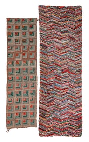 2 American Hooked Rugs, USA, Early/Mid 20th C.