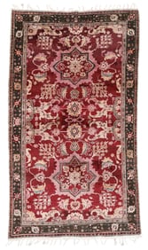 Agra Rug, India, Ca. 1900, 3'11'' x 6'10''