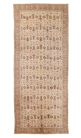 Palace Size Agra Rug, India, Ca. 1900, 14'10'' x 35'8''