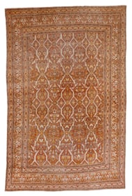 Tabriz Rug, Persia, Late 19th C., 7'3'' x 11'3''