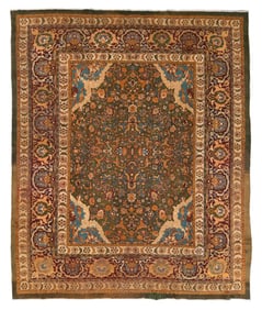 Agra Rug, India, Late 19th C., 9'4'' x 12'2''