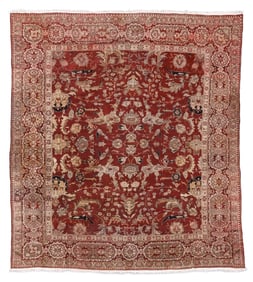 Agra Rug, India, Ca. 1890, 13'8'' x 15'3''