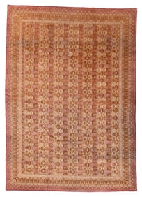 Indo Tabriz Rug, India, Ca. 1900, 13'0'' x 18'8''