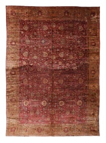 Palace Size Indo Persian Rug, India, Ca. 1900, 17'6'' x 23'9''