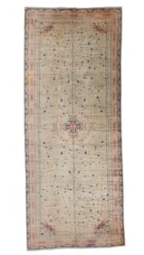 Mansion Size Agra Rug, India, Ca. 1910, 10'0'' x 24'3''