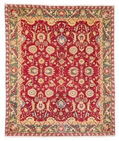 Agra Rug, India, Ca. 1900, 9'8'' x 11'9''