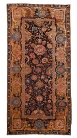 Agra Rug, India, Ca. 1890, 7'3'' x 14'7''