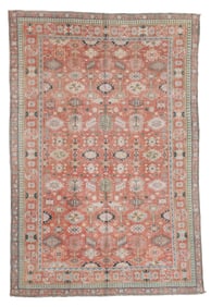 Cotton Agra Rug, India, Ca. 1920, 5'10'' x 8'9''