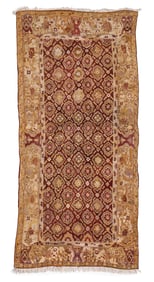 Agra Rug, India, Ca. 1880, 4'4'' x 9'2''