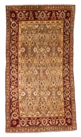 Agra Rug, India, Ca. 1880, 4'7'' x 8'5''