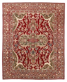 Mansion Size Agra Rug, India, Mid/Late 20th C., 13'8'' x 17'2''