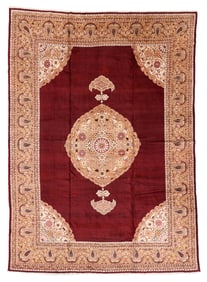 Agra Rug, India, Early 20th C., 8'8'' x 12'0''