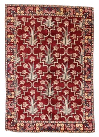 Agra Rug, India, Ca. 1900, 4'3'' x 6'3''