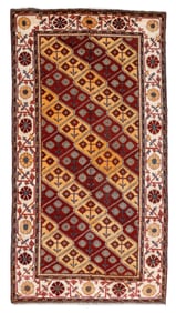 Agra Rug, India, Ca. 1900, 5'0'' x 9'5''