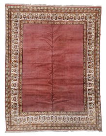 Agra Rug, India, Early 20th C., 8'8'' x 11'4''
