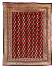 Paisley Pattern Agra Rug, India, Ca. 1900, 8'9'' x 11'6''