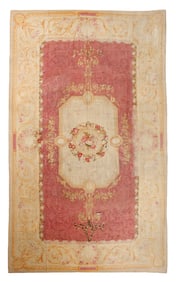 Mansion Size Aubusson Carpet, France, Ca. 1890, 13'7'' x 21'9''