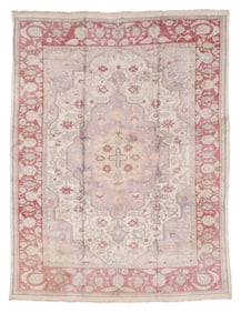 Cotton Serapi Style Rug, India, Ca. 1920, 8'4'' x 11'4''