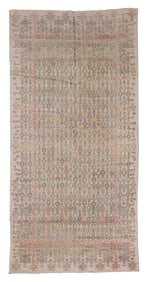 Agra Cotton Rug, India, Ca. 1920, 5'10'' x 12'1''