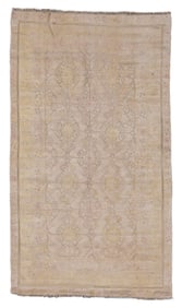 Cotton Agra Rug, India, Early 20th C., 3'9'' x 6'8''