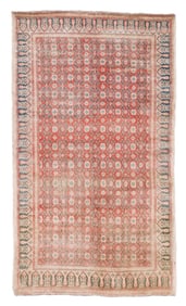 Cotton Agra Rug, India, Ca. 1920, 3'10'' x 6'9''
