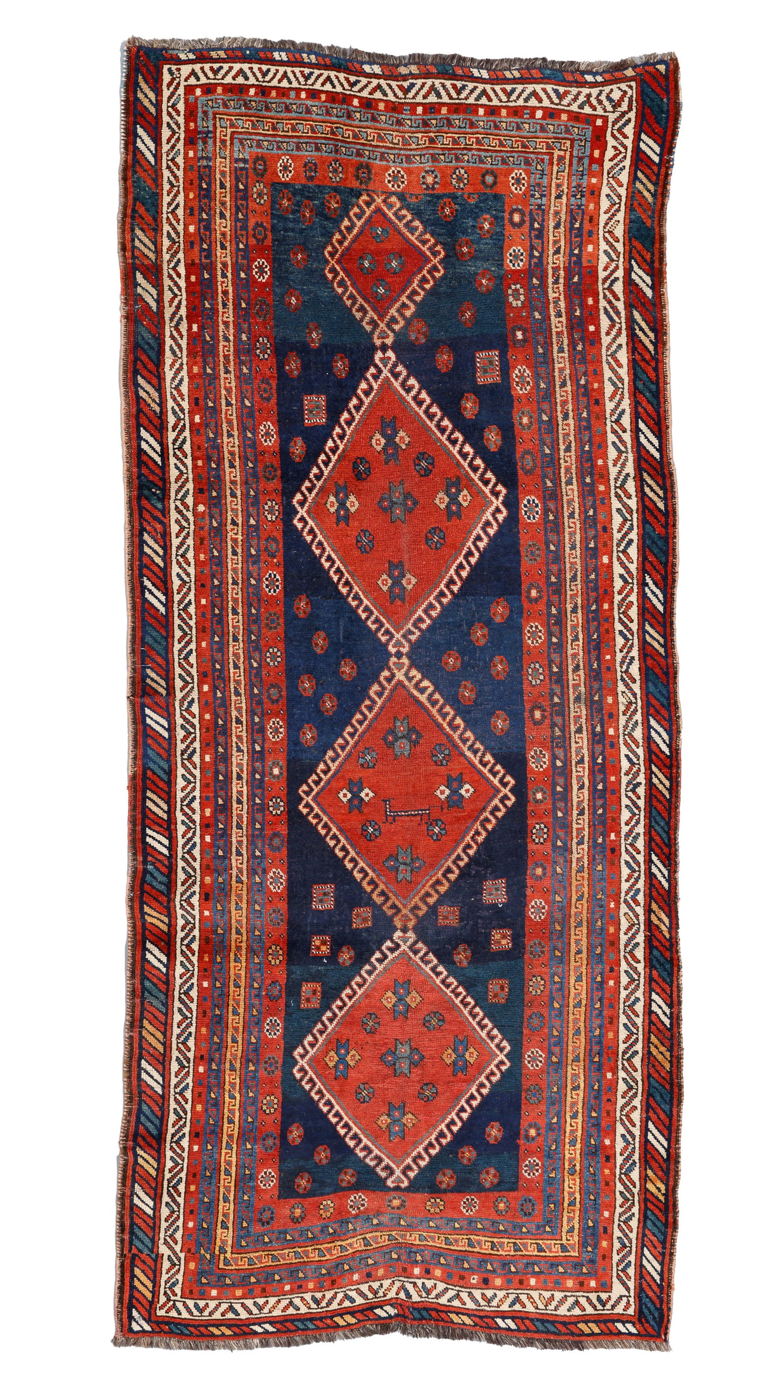 Shiraz Rug, Persia, Early 20th C., 4'3'' x 9'7'' (1 of 4)