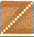 Fine Square Oushak Rug, Turkey, Ca. 1900, 11'0'' x 11'9''