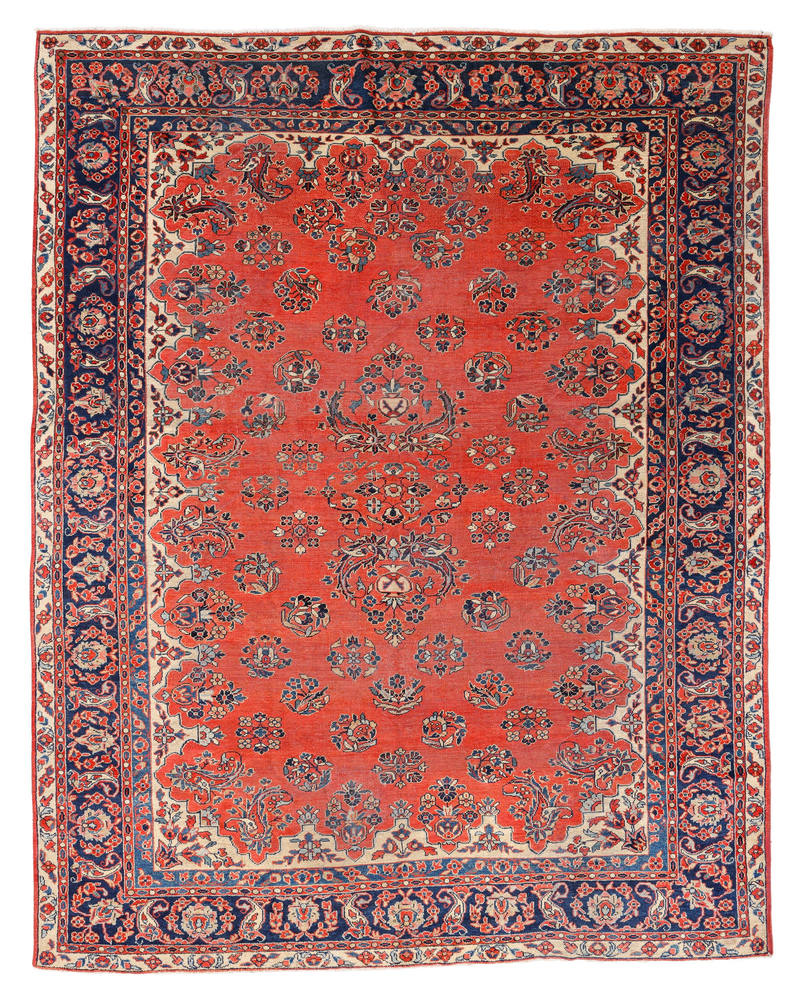 Mahal Rug, Persia, Ca. 1920, 9'4'' x 11'10'' (1 of 4)