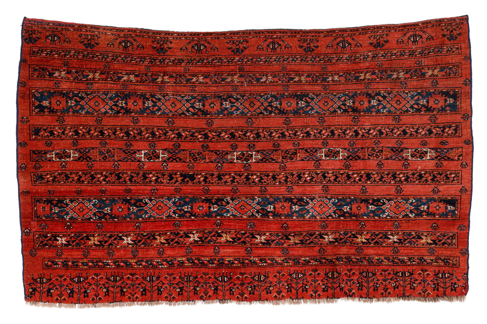 Large Ersari Chuval, Middle Amu Darya, Ca. 1875, 6'0'' x 3'9'' (1 of 4)
