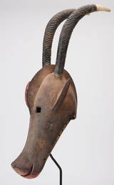 Bobo Nyanga Roan Antelope Mask, Burkina Faso, H: 42" Published.
