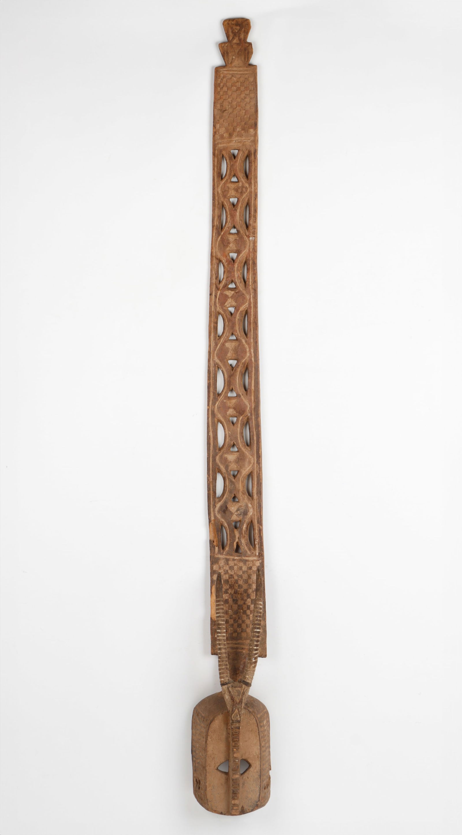 Mossi Yatanga Swadugu Style Karanga Mask, Burkina Faso, H: 6'8" (1 of 4)