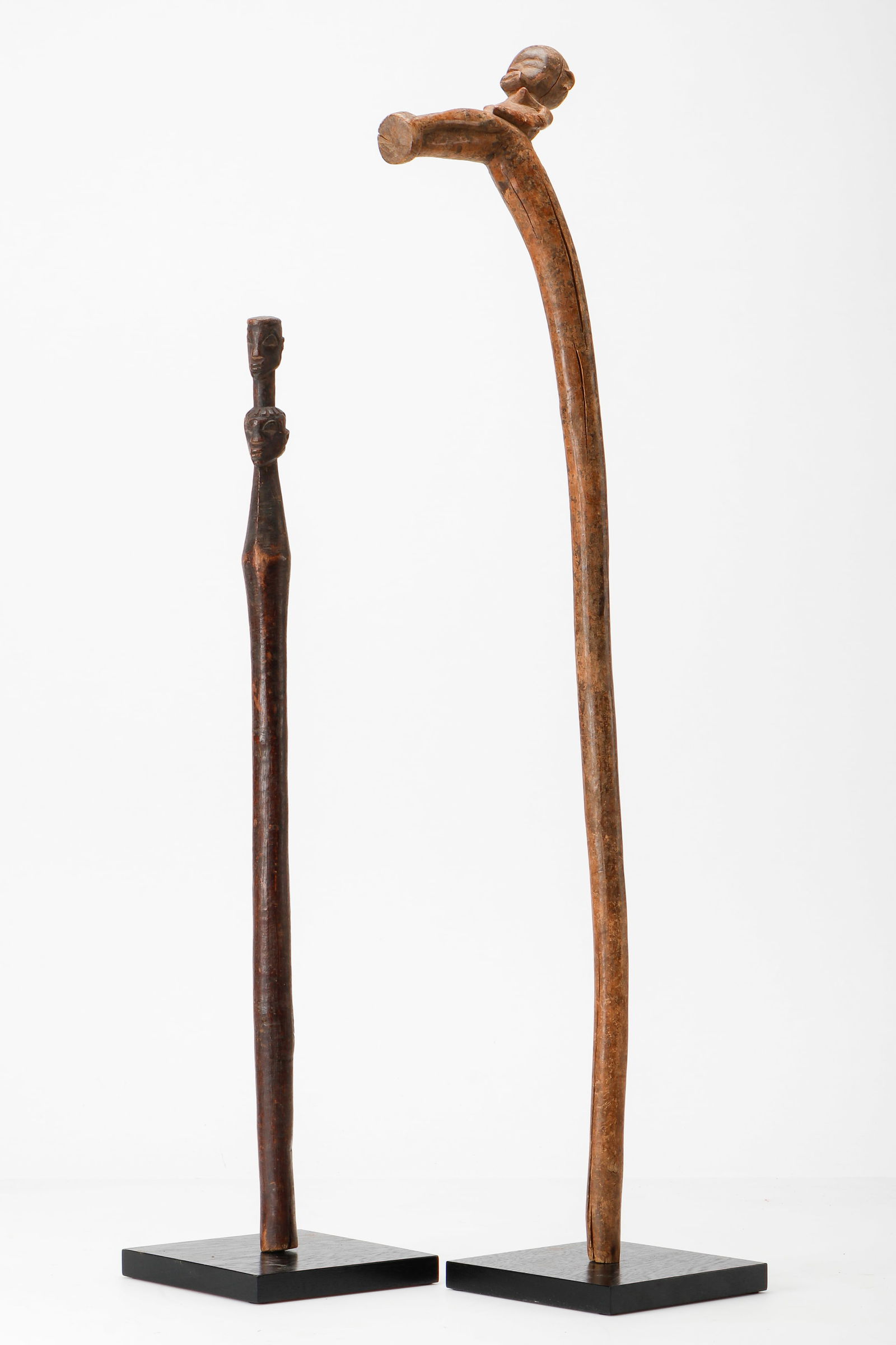 Lobi Figural Cane And Staff, L:32", 25", Burkina Faso (1 of 7)