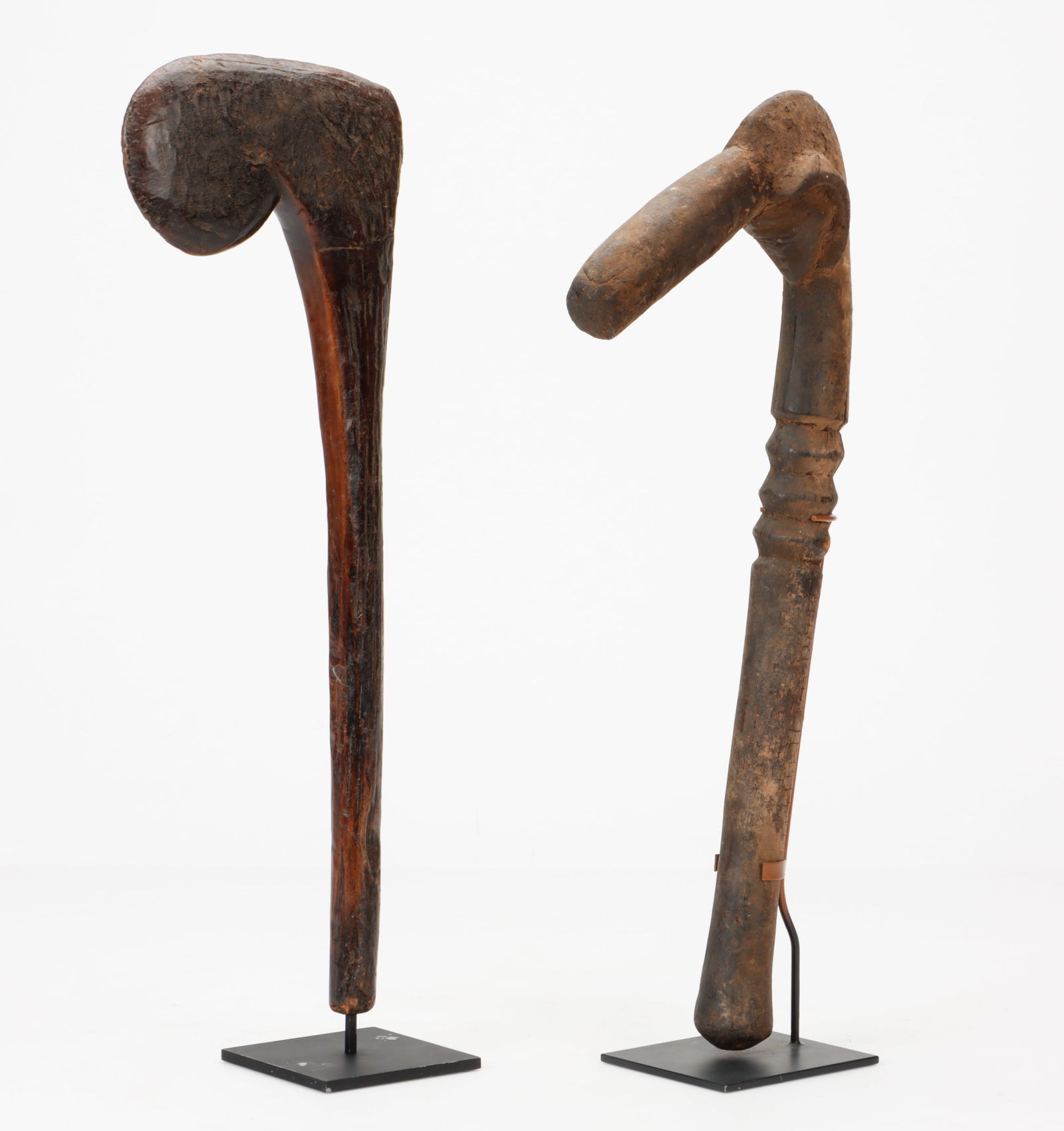 2 West African Scepters, Burkina Faso, L: 21", 21" (1 of 5)