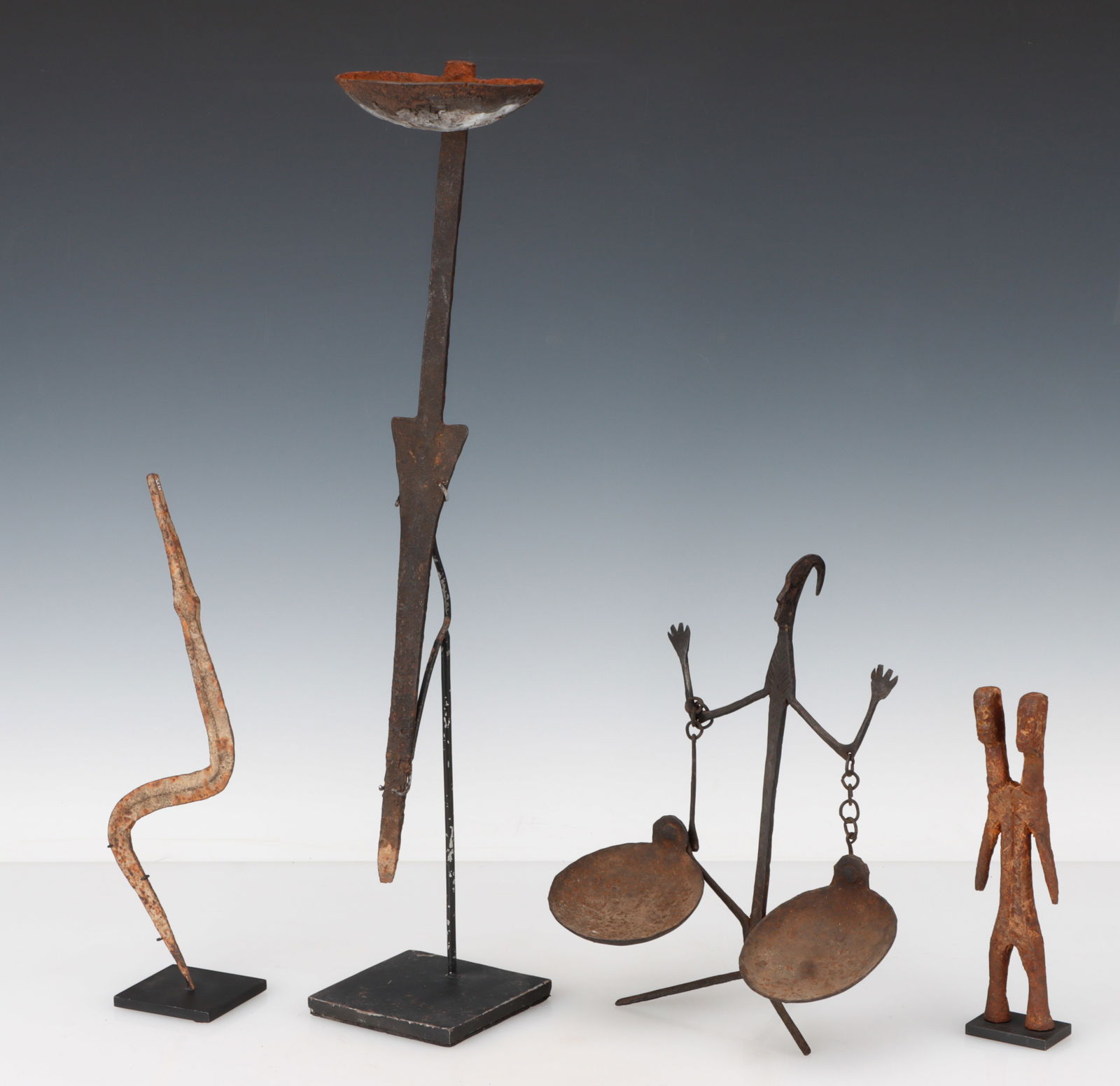 4 West African Iron Implements, Burkina Faso (1 of 5)