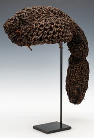 African Bamileke Prestige Hat, Cameroon