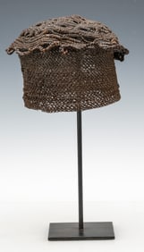 African Bamileke Prestige Hat, Cameroon