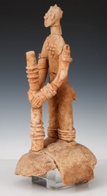 Bankoni Terracotta Figure, Mali, H: 22.5''