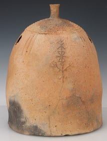 African Bura Ritual Vessel, Burkina Faso, H: 17"